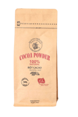 Socola - Bột cacao nguyên chất Kimmy's Chocolate Việt Nam 100% cacao gói 250g KMP01