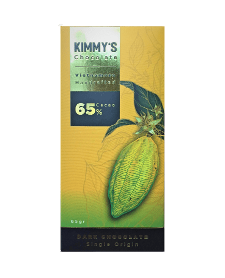 Socola - Socola đen nguyên chất Kimmy's Chocolate Việt Nam 65% cacao thanh 65g KMB03