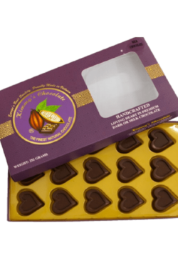 Socola - Socola đen trái tim Kimmy's Chocolate Việt Nam 65% cacao hộp 15 viên 252g KMG01