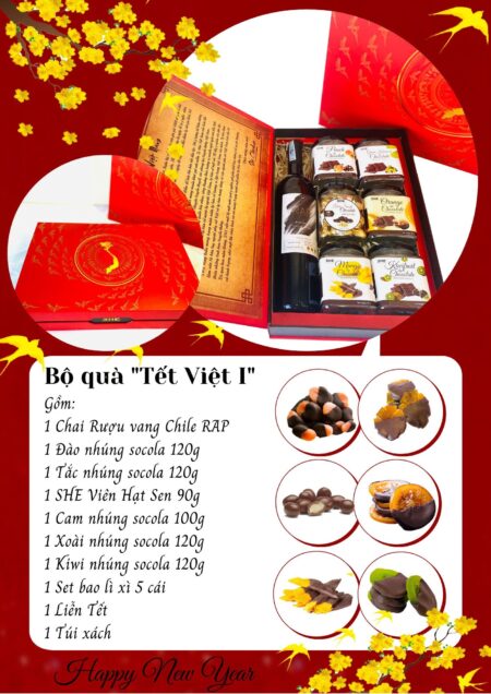 ZingSweets - Hộp quà Tết 2021 Tết Việt I She Chocolate Việt Nam SHB03