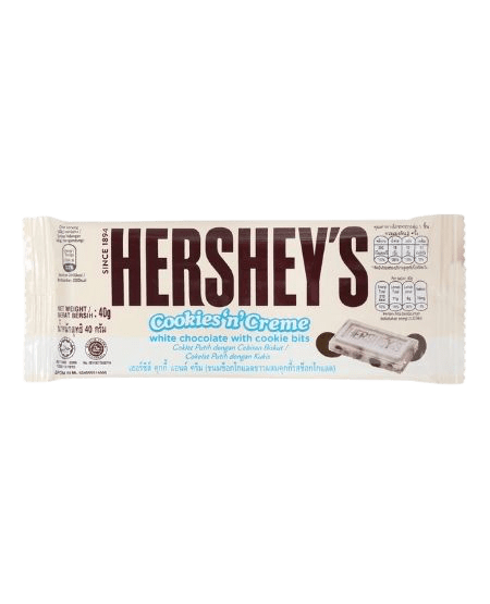 Socola - Socola trắng nhân bánh quy Hershey's gói 40g HSB08