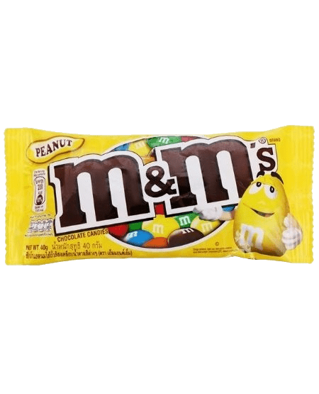 ZingSweets - Kẹo socola nhân đậu phộng M&M's gói 40g MMSB05