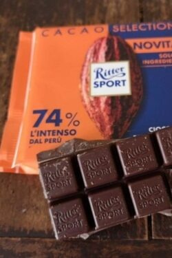 ZingSweets - Socola đen 74% cacao Ritter Sport thanh 100g RSB15