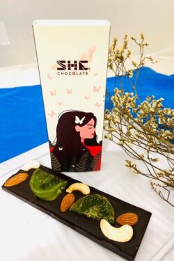 ZingSweets Chocolate - Socola 75% trái cây She Chocolate Việt Nam thanh 50g SHB10