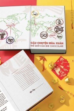 ZingSweets - Hộp quà Tết 2021 Câu Chuyện Mùa Xuân II She Chocolate Việt Nam Hộp vàng SHB05